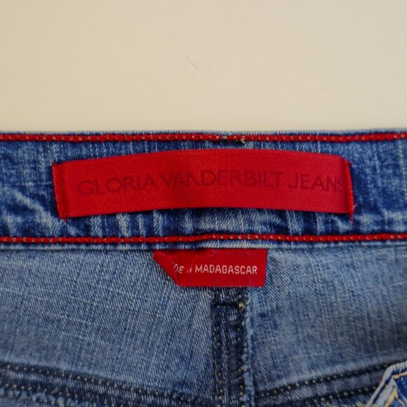 Gloria Vanderbilt Jeans Blue Denim -12 Short- 31 / 30 Mid Rise - Picture 8 of 9